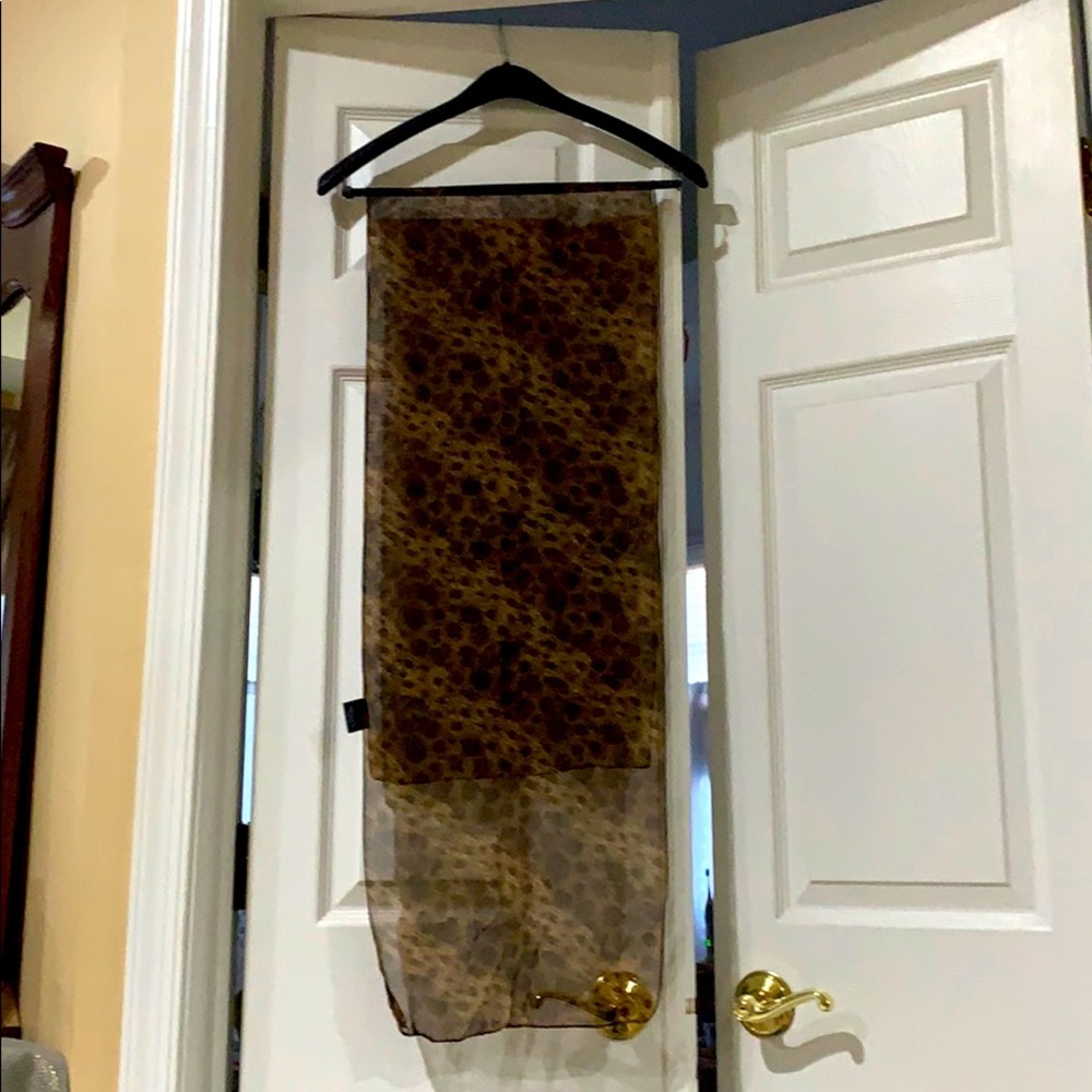 Animal print scarf